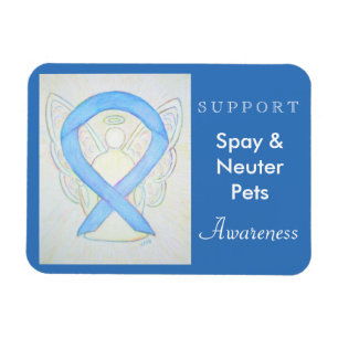 Spay & Neuter Pets Awareness Angel Custom Magnet