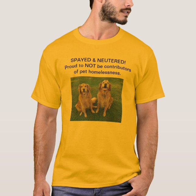 Spay Neuter T shirt (Front)