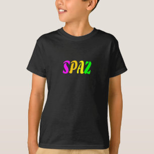 Spaz Neon Retro Vintage 80's T-Shirt