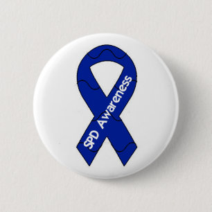 SPD Awareness Pin Back Button