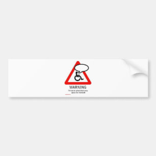 speak1 custom bumper sticker