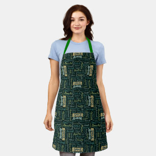 Speak Alaskan! dark green Apron