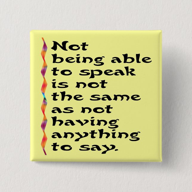 Speak Buttons (Front)