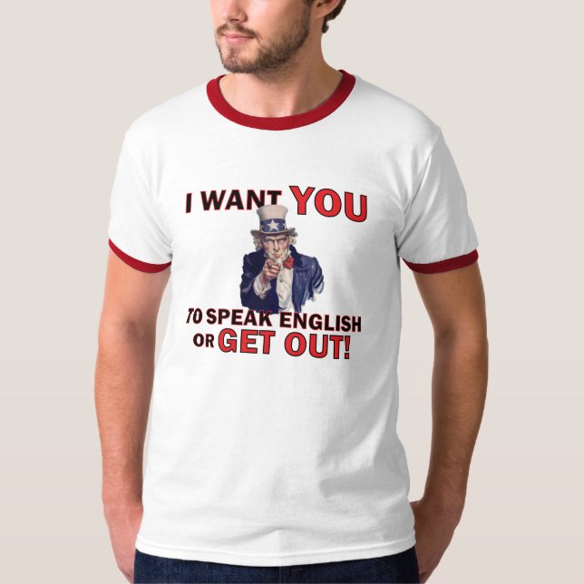 Speak English T-Shirt (Front)