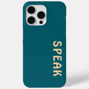 SPEAK Logo iPhone 15 Pro Max Case