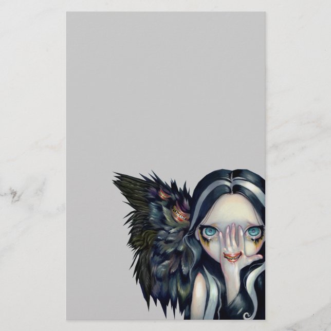 "Speak No Evil" Stationery (Front)