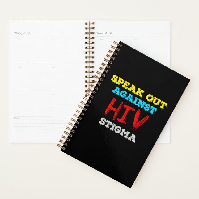 Speak Out Against HIV Stigma - AIDS Awareness Planner (Display)