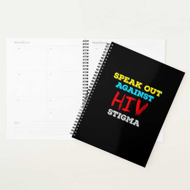Speak Out Against HIV Stigma - AIDS Awareness Planner (Display)