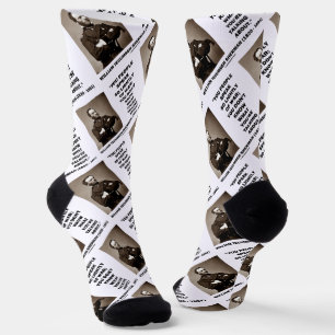 Speak So Lightly Of War William T. Sherman Quote Socks