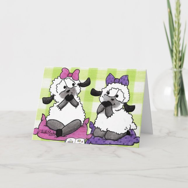 Speak Softly Lambs Card (Front)