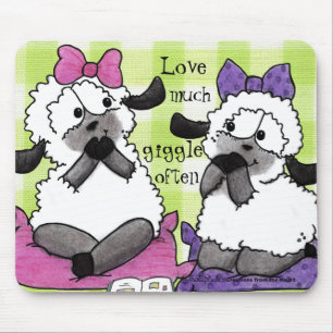 Speak Softly Lambs Mouse Mat