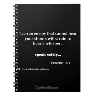 Speak Softy gotGod316.com Notebook