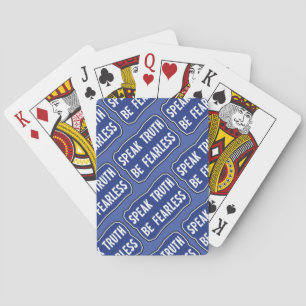 Speak Truth Be Fearless      Playing Cards