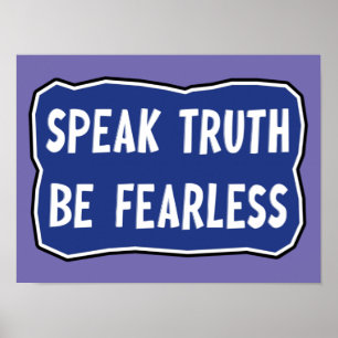 Speak Truth Be Fearless     Poster