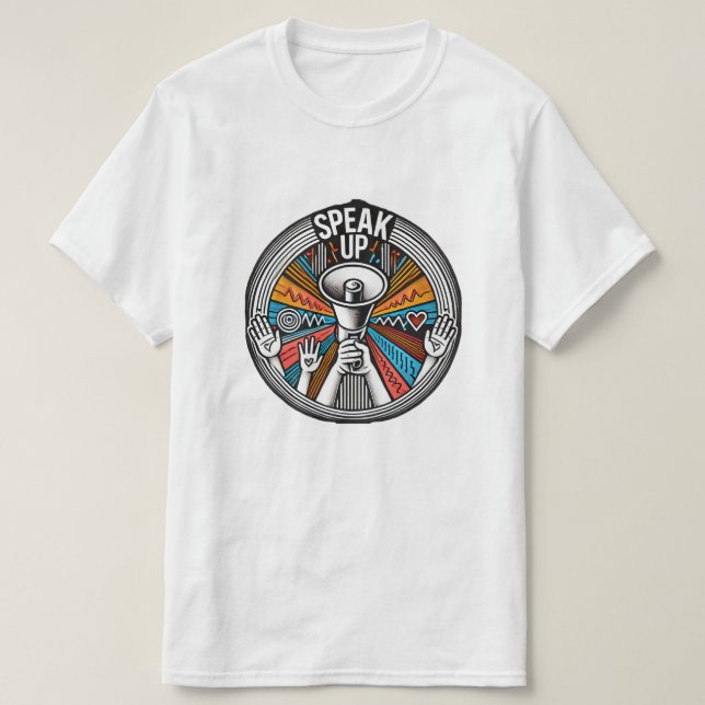 SPEAK UP: End Child Abuse T-Shirt (Design Front)