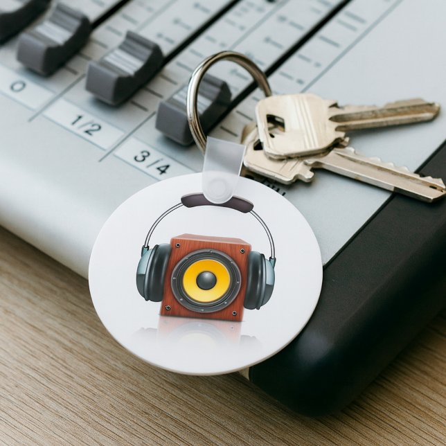 Speaker And Headphones Key Ring (Creator Uploaded)