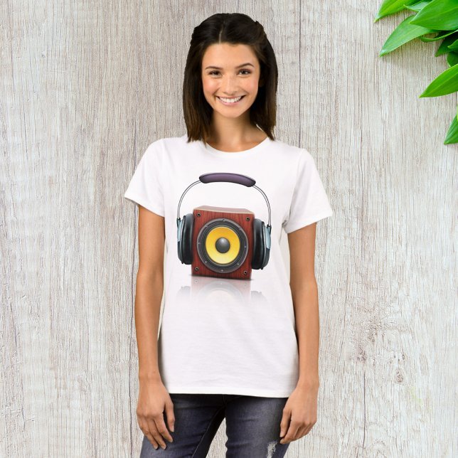Speaker And Headphones T-Shirt (Creator Uploaded)