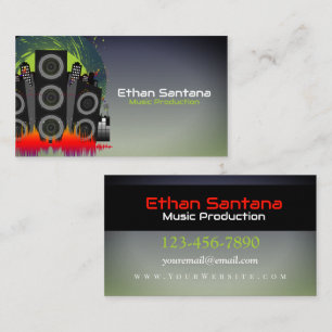 Speaker Blast Business Card