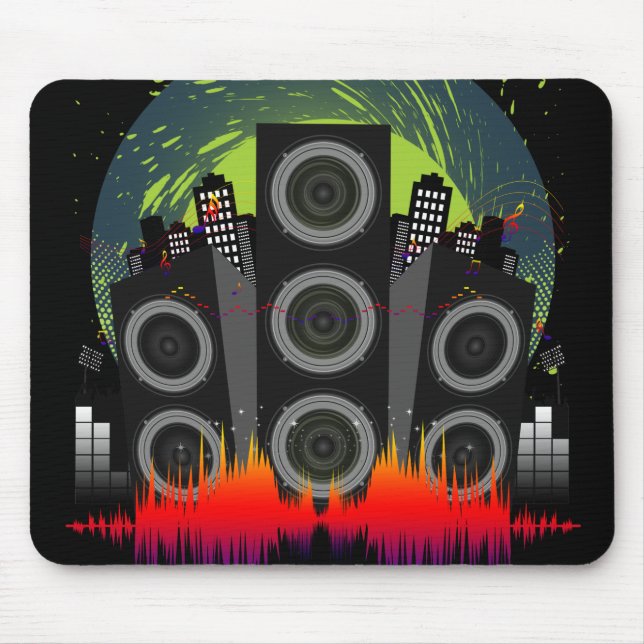 Speaker Blast Mouse Mat (Front)