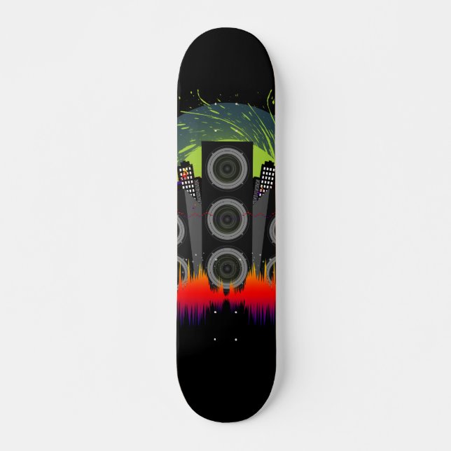 Speaker Blast Skateboard (Front)