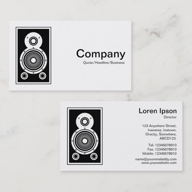 Speaker Business Card (Front/Back)