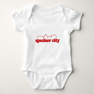 Speaker City old school Baby Bodysuit