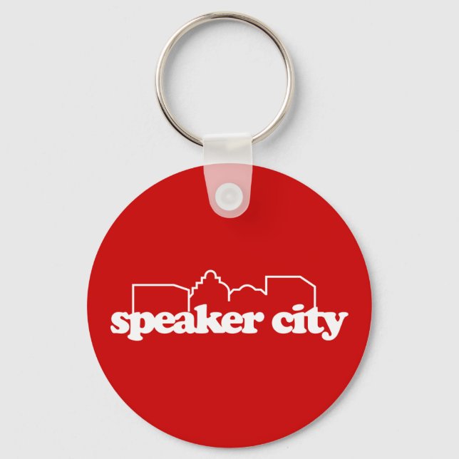 Speaker City old school Key Ring (Front)