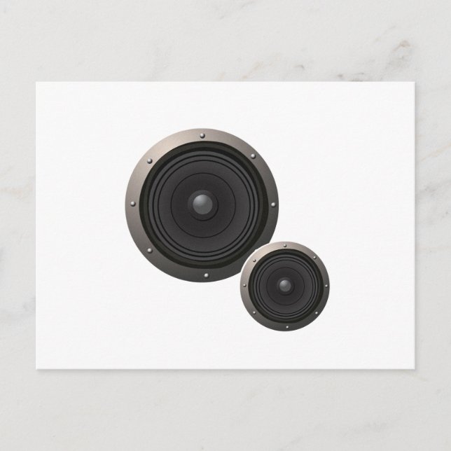 Speaker Cone Postcard (Front)