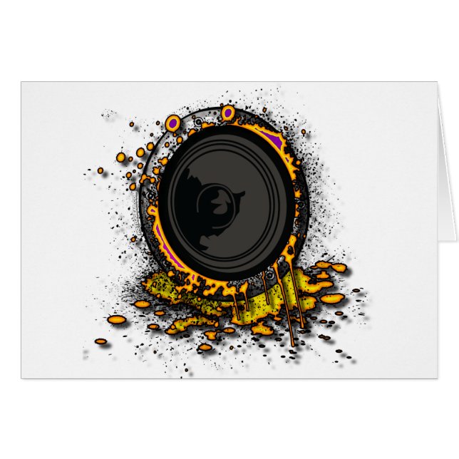 Speaker Graffiti - DJ Music Loud Party Clubbing (Front Horizontal)