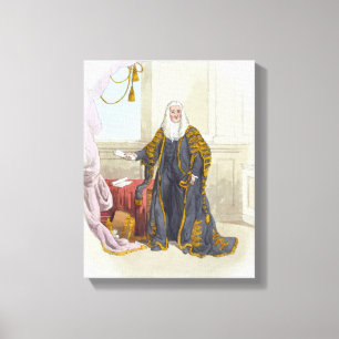 Speaker of the House of Commons, from 'Costume of Canvas Print