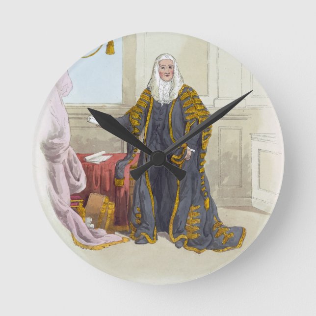 Speaker of the House of Commons, from 'Costume of Round Clock (Front)