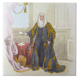 Speaker of the House of Commons, from 'Costume of Tile