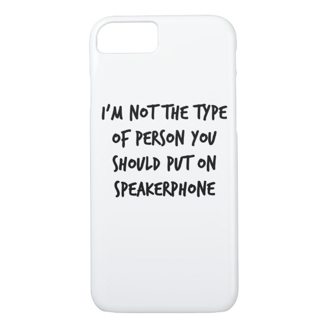 Speakerphone Case-Mate iPhone Case (Back)