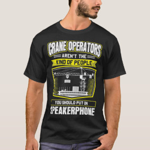 Speakerphone Crane Operator Premium T-Shirt