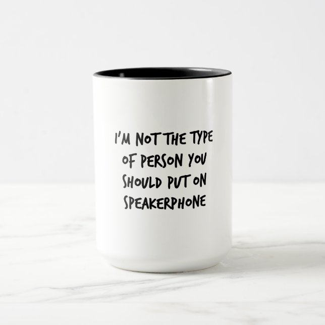 Speakerphone Mug (Center)