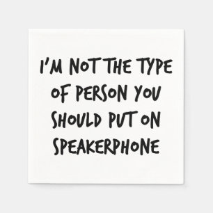 Speakerphone Napkin