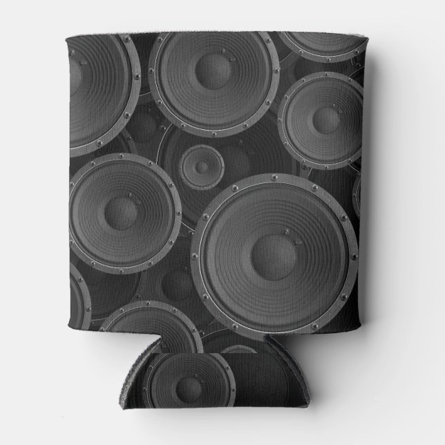 Speakers: Continuous Texture Seamless Pattern. Can Cooler (Front)