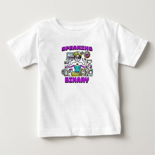 Speaking Binary Baby T-Shirt (Front)
