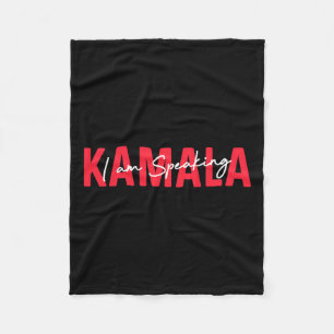 Speaking Kamala Harris Vice President Debate Vote Fleece Blanket
