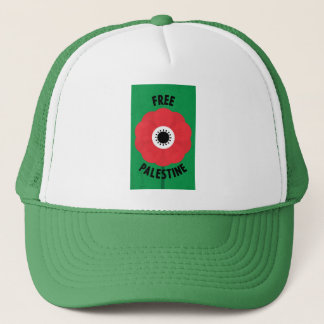Speaks Palestine without words Trucker Hat