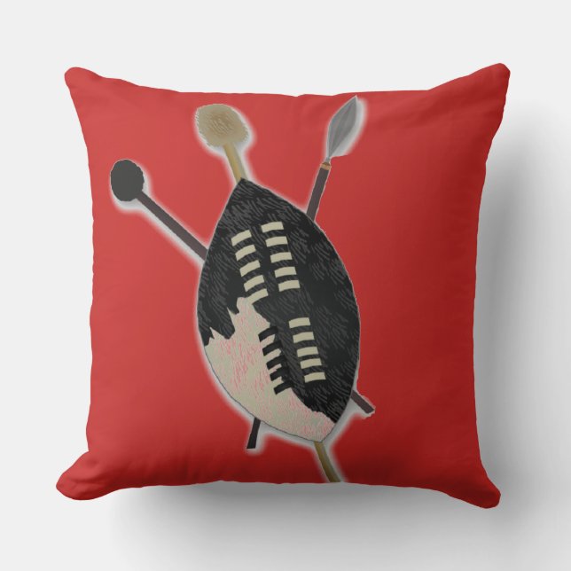 Spear and Shield Cushion (Front)