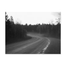 Spearfish Canyon Hail Fog After Storm Postcard