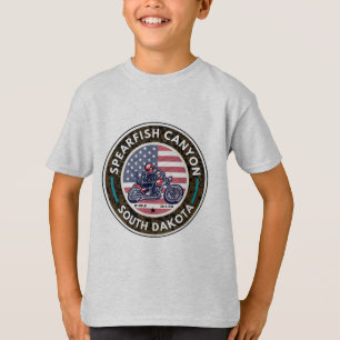   SPEARFISH CANYON SCENIC BYWAY MOTORCYCLING Road T-Shirt