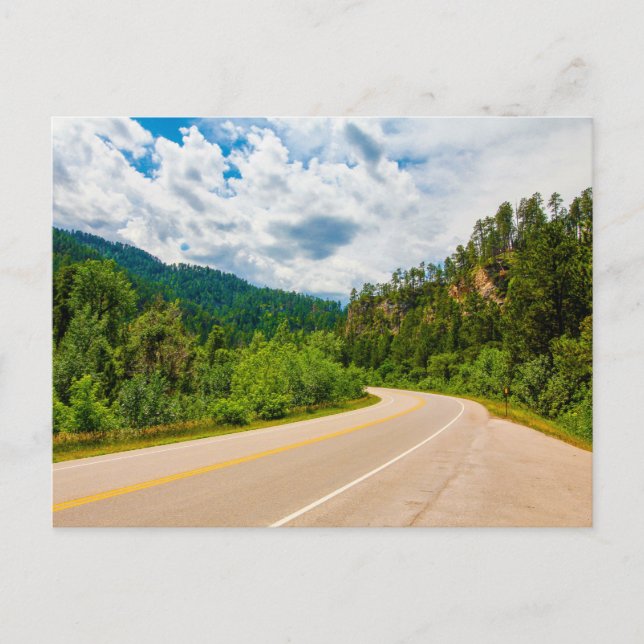 Spearfish Canyon Scenic Byway, South Dakota Postcard (Front)