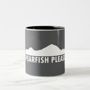 Spearfish South Dakota Please Two-Tone Coffee Mug