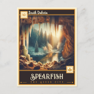 Spearfish, South Dakota   Vintage Postcard