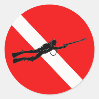 Spearfisherman Sticker