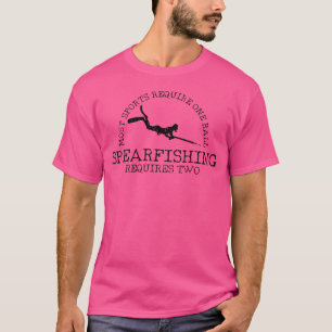 Spearfishing Spear Fishing Funny Free Diving Spear T-Shirt