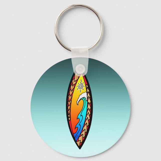 Spearhead Wave Key Ring (Front)