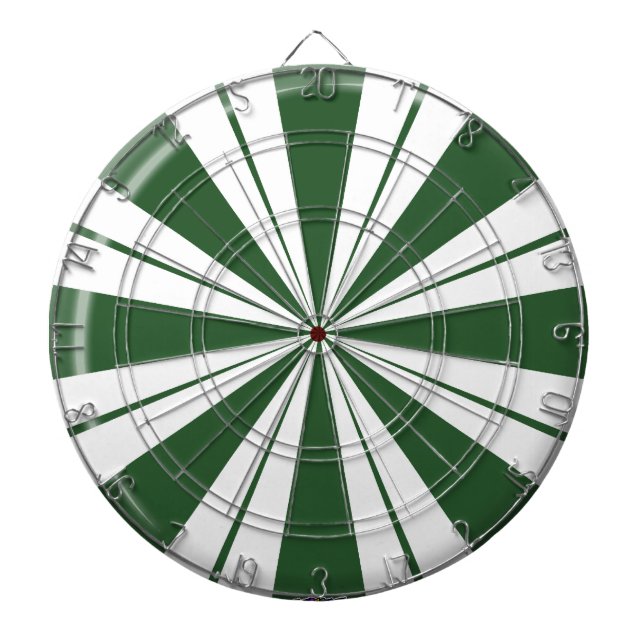 Spearmint Stripe Candy Dartboard (Front)